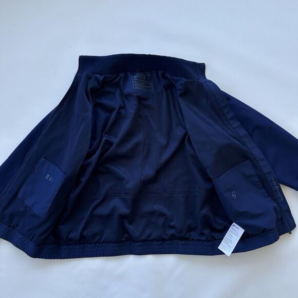 Figs Sydney Scrub Jacket Womens Navy Performance Full Zip Medical XS $98 - Picture 11 of 11